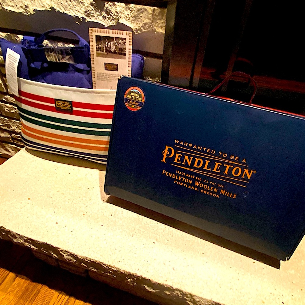 Glacier National Park, Limited Edition Pendleton Boots & Camping Blanket - Picture 2 of 8